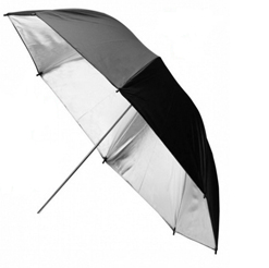Dù phản đen bạc 85cm – 110cm