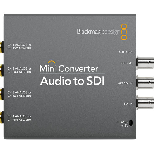 Mini Converter Audio to SDI 4K