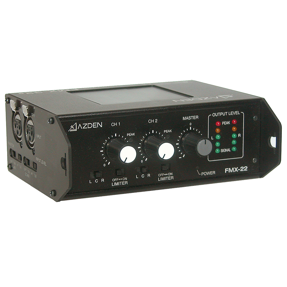 Bộ Mixer âm thanh cho camera di động loại 02 kênh (Portable Mixer) Azden FMX-22